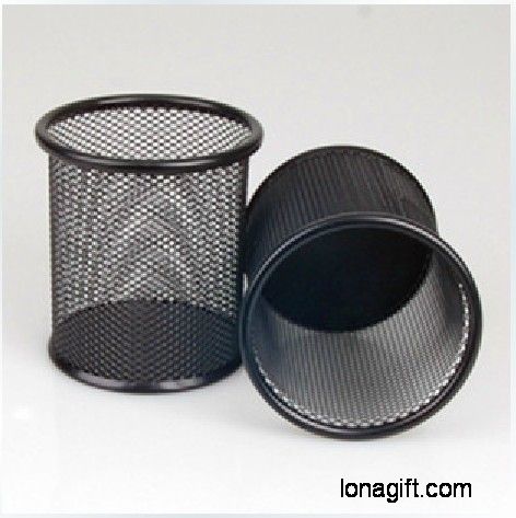 金屬網(wǎng)狀圓形筆筒